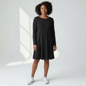Old Navy Women’s XXL Polka Dot Tunic Dress with Bell Sleeves